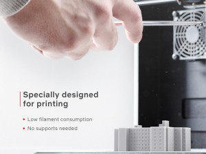 3d print miniature building rb-us-ny-072 3D Принт Модель
