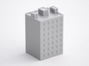 free 3d print miniature building rb-us-ny-073 3Dプリントモデル
