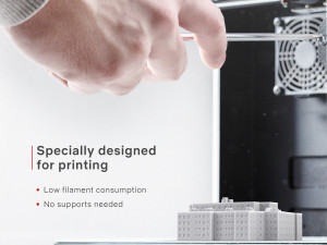 3d print miniature building rb-us-ny-075 3Dプリントモデル