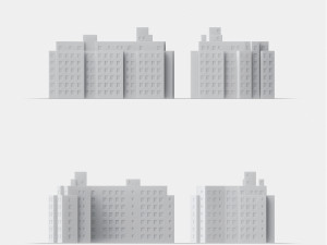 3d print miniature building rb-us-ny-077 3D-printmodel