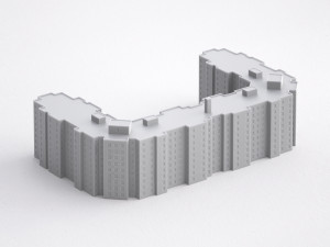 3d print miniature building rb-us-ny-079 Modello di stampa 3D