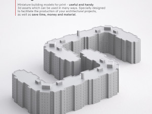 3d print miniature building rb-us-ny-079 Model do druku 3D