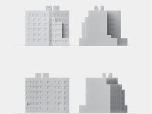 3d print miniature building rb-us-ny-080 3D-printmodel