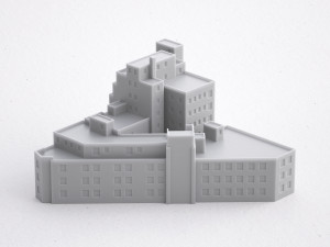 3d print miniature building rb-us-ny-081 Modello di stampa 3D