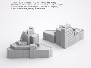3d print miniature building rb-us-ny-081 Modelo de impresión 3D
