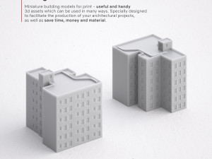 3d print miniature building rb-us-ny-082 3D-printmodel