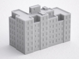 3d print miniature building rb-us-ny-083 3D Принт Модель