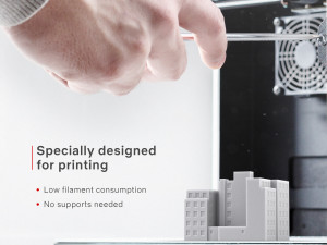 3d print miniature building rb-us-ny-083 3D printmodel