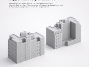 3d print miniature building rb-us-ny-083 3D printmodel