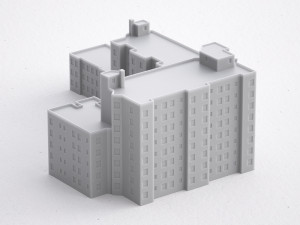 3d print miniature building rb-us-ny-084 3D प्रिंट मॉडल
