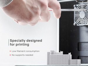 3d print miniature building rb-us-ny-084 3D Baskı Modeli