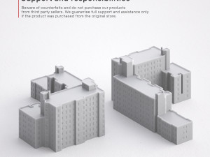 3d print miniature building rb-us-ny-084 3D Baskı Modeli
