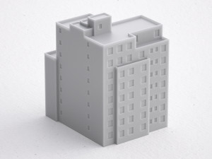 3d print miniature building rb-us-ny-086 3D प्रिंट मॉडल