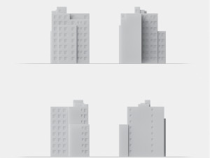 3d print miniature building rb-us-ny-086 Modelo de impresión 3D