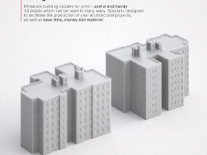 free 3d print miniature building rb-us-ny-087 Model do druku 3D