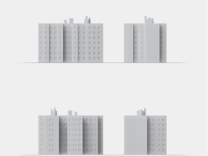 free 3d print miniature building rb-us-ny-087 Model do druku 3D