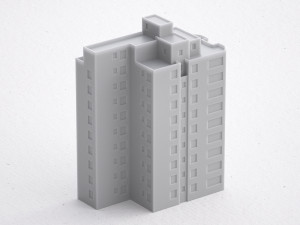 3d print miniature building rb-us-ny-088 3D प्रिंट मॉडल