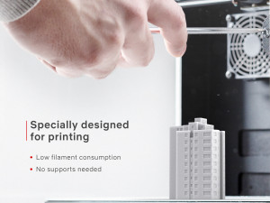 3d print miniature building rb-us-ny-088 Model Cetak 3D