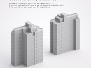3d print miniature building rb-us-ny-088 Model Cetak 3D