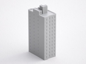 3d print miniature building rb-us-ny-089 3D प्रिंट मॉडल