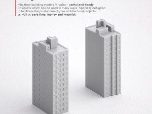 3d print miniature building rb-us-ny-089 3D Принт Модель