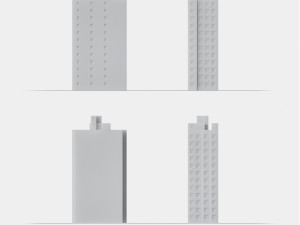 3d print miniature building rb-us-ny-089 3D Принт Модель