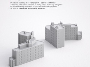 3d print miniature building rb-us-ny-090 3D प्रिंट मॉडल