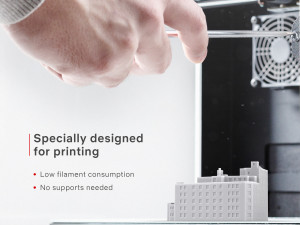 3d print miniature building rb-us-ny-090 3D प्रिंट मॉडल