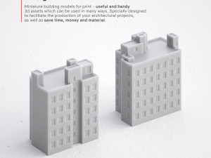 3d print miniature building rb-us-ny-091 3D-Druckmodell