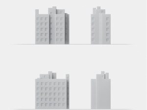 3d print miniature building rb-us-ny-091 3D-Druckmodell
