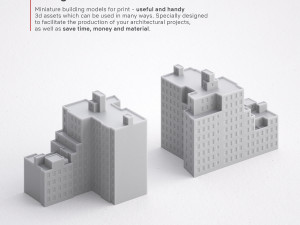 3d print miniature building rb-us-ny-092 3D-printmodel