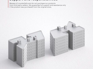 3d print miniature building rb-us-ny-093 Modèles 3D en vedette