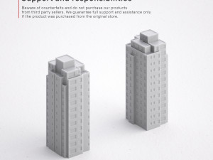 3d print miniature building rb-us-ny-095 3D 打印模型