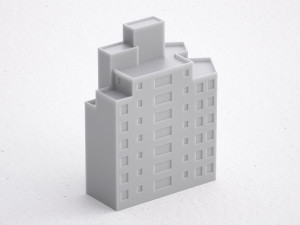 3d print miniature building rb-us-ny-098 Modelo de impresión 3D