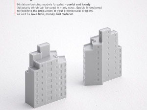 3d print miniature building rb-us-ny-098 3D 打印模型