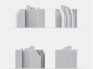 3d print miniature building rb-us-ny-099 Modèles 3D en vedette