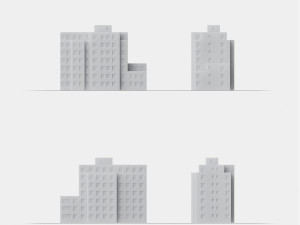 free 3d print miniature building rb-us-ny-100 3Dプリントモデル