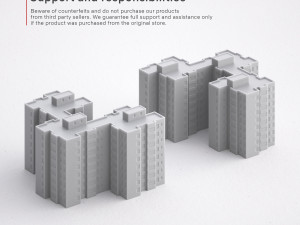 3d print miniature building rb-sp-md-001 3Dプリントモデル
