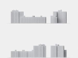 free 3d print miniature building rb-sp-md-003 3D Print Model