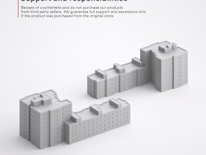 free 3d print miniature building rb-sp-md-003 3D Print Model