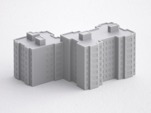 3d print miniature building rb-sp-md-005 Model do druku 3D