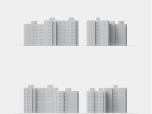 3d print miniature building rb-sp-md-005 Model Cetak 3D