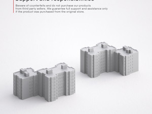 3d print miniature building rb-sp-md-005 Model Cetak 3D