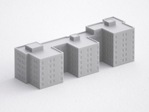 3d print miniature building rb-sp-md-007 3D Принт Модель