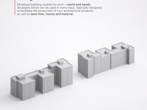 3d print miniature building rb-sp-md-007 3D 打印模型