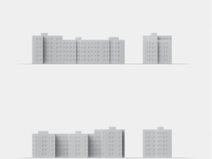 3d print miniature building rb-sp-md-007 3D 打印模型