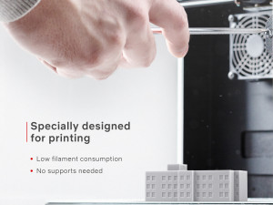 free 3d print miniature building rb-sp-md-009 Modello di stampa 3D