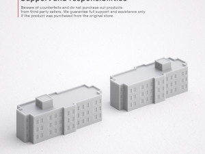 free 3d print miniature building rb-sp-md-009 Modello di stampa 3D