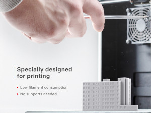 3d print miniature building rb-sp-md-010 3D Принт Модель