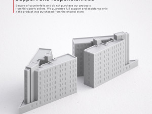 3d print miniature building rb-sp-md-010 3D Принт Модель